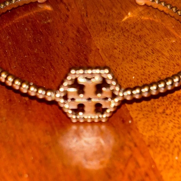 Silver Tory Burch Cuff Bracelet - Picture 2 of 4